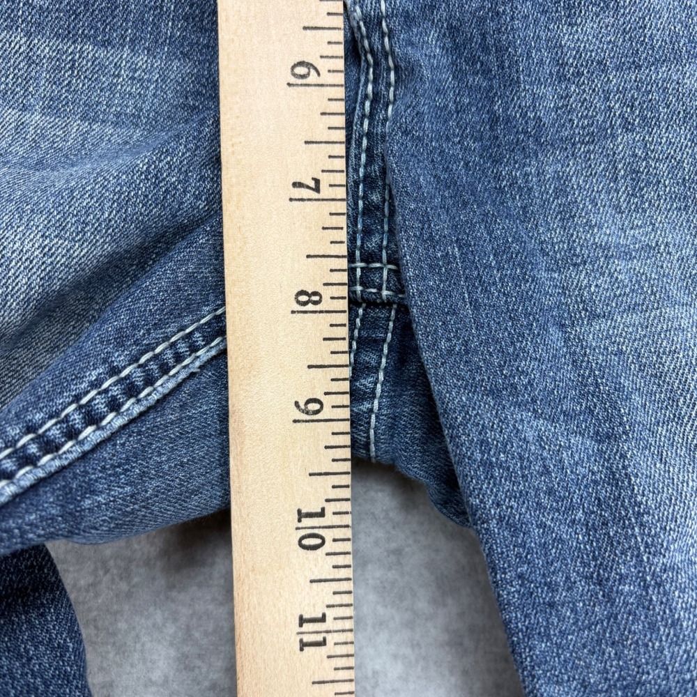 Maurices Capris Jeans Women 7/8 Blue REG Dark Wash Embellished Pockets Stretch - Picture 6 of 8